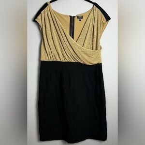 Dress Gold and Black